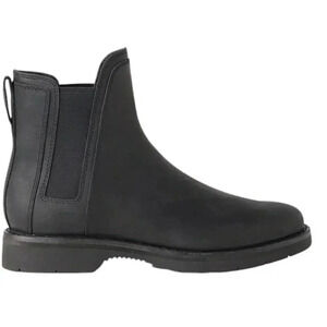 Roots Junction Chelsea Leather Boot Black Bootie Size 7